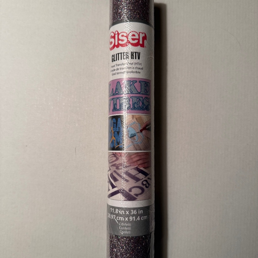 Siser Glitter HTV, 11.8 in. x 36 in., Confetti